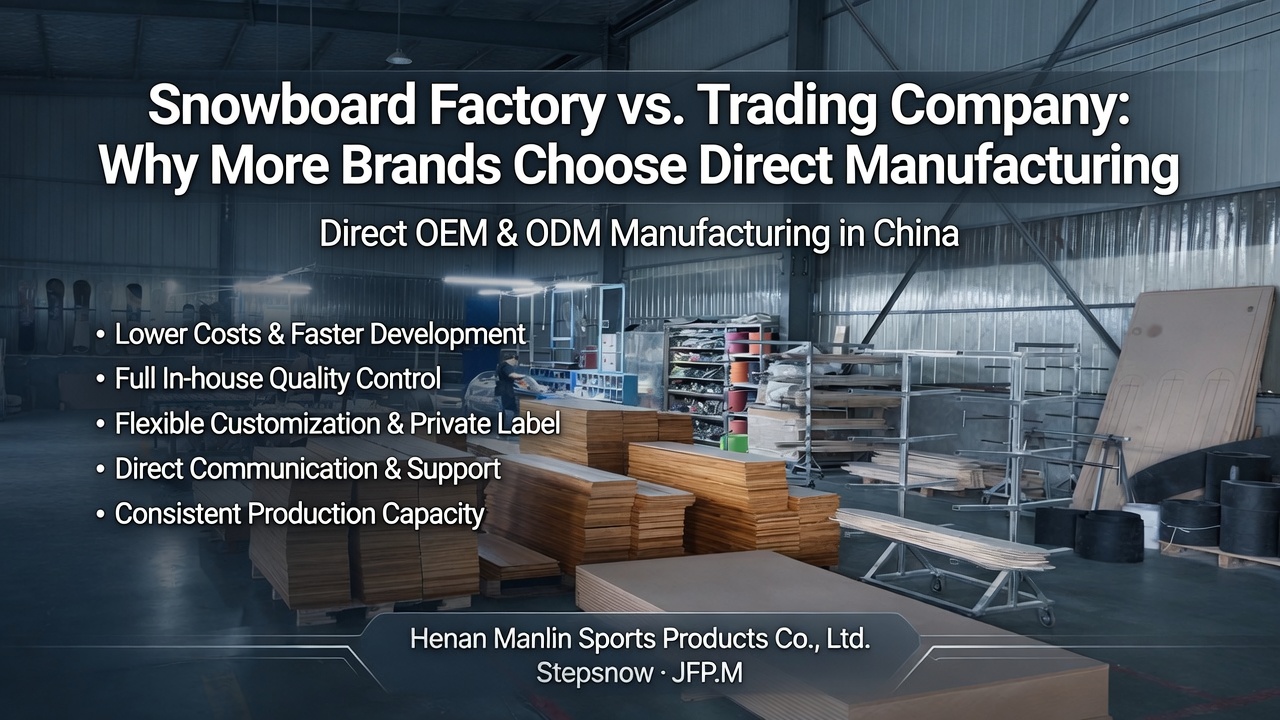 Snowboard Factory vs. Trading Company: Why More Brands Choose Direct Manufacturing